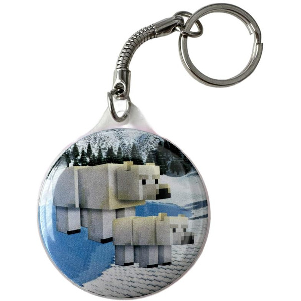 Брелок сувенирный "Дай 5 Добру" (Майнкрафт) в ассортименте