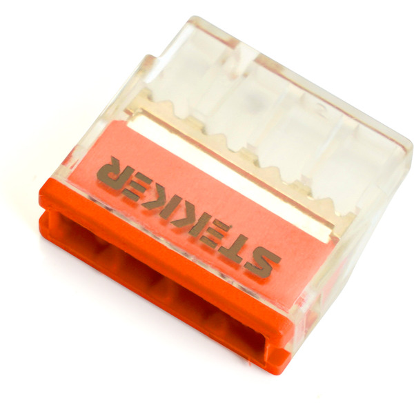 Клемма монтажная Feron LD2273-20 32390 (4-проводная для 1-жильного проводника)