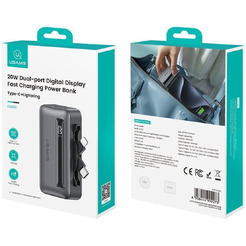 Внешний аккумулятор USAMS CD233 Mini 5000mAh (серый)