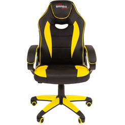 Кресло Brabix GM-162 (черный/желтый)