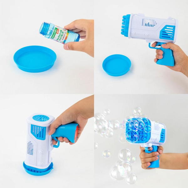 Генератор мыльных пузырей BRAUBERG Бластер погружной с подстветкой 665146