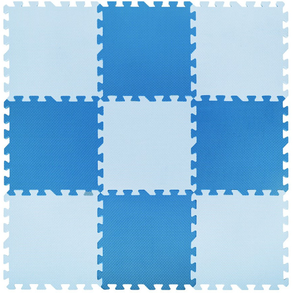 Коврик-пазл Юнландия 9 элементов 30х30см 664662