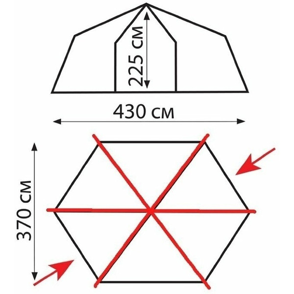 Палатка TRAMP Mosquito LUX v2 (TRT-87)