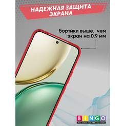 Бампер Bingo Liquid TPU HONOR X9d Красный