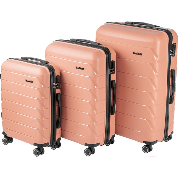 Чемодан DoubleW YF-PP02 (L, розовый)