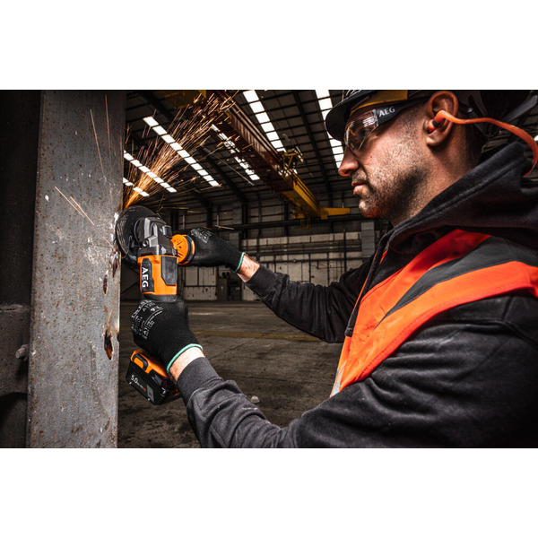 Углошлифмашина AEG Powertools BEWS 18-125BLPX2-0 (4935480857 ) без АКБ и ЗУ