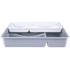 Лоток для столовых приборов двойной Полимербыт 4328100