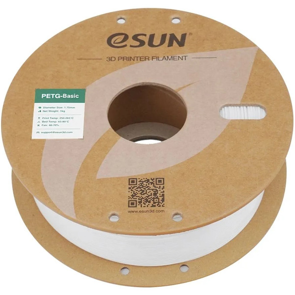 Пластиковая нить ESUN PETG-Basic 1,75 мм (белый)