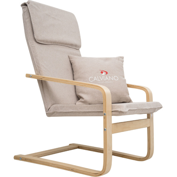 Кресло Calviano Soft 1 (светло-бежевый)