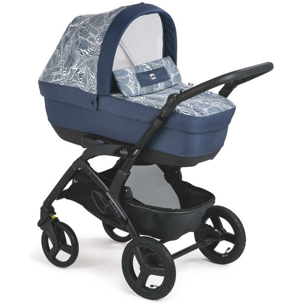 Универсальная коляска CAM Tris Smart (3 в 1, натурально синий)