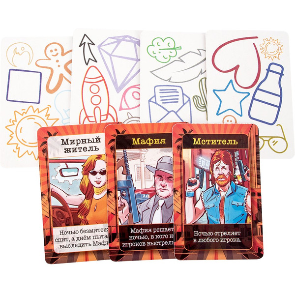 Настольная игра Dream Makers 2в1. Мафия. СуперДубль 2321C_