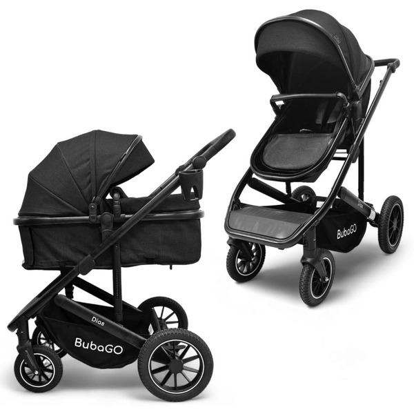 Универсальная коляска Bubago Dias BG 167-1 (3 в 1, черный)