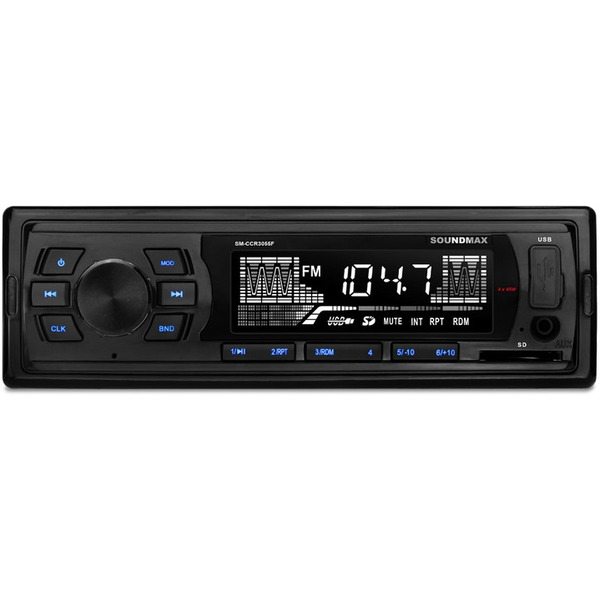 Автомагнитола Soundmax SM-CCR3055F (черный)