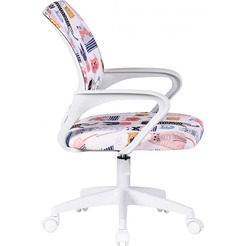 Детское компьютерное кресло DEFENDER Fiesta белый+принт Коты (64815)