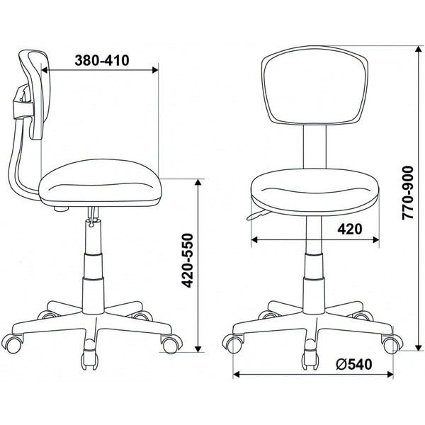 Кресло детское Бюрократ CH-W 299/SD/TW-18 (сетка салатовый TW-03A TW-18)