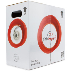 Кабель Cablexpert UPC-5040E-SOL (UTP5e, 4 пары, 0.40 мм, CCA, однож., 305 м)
