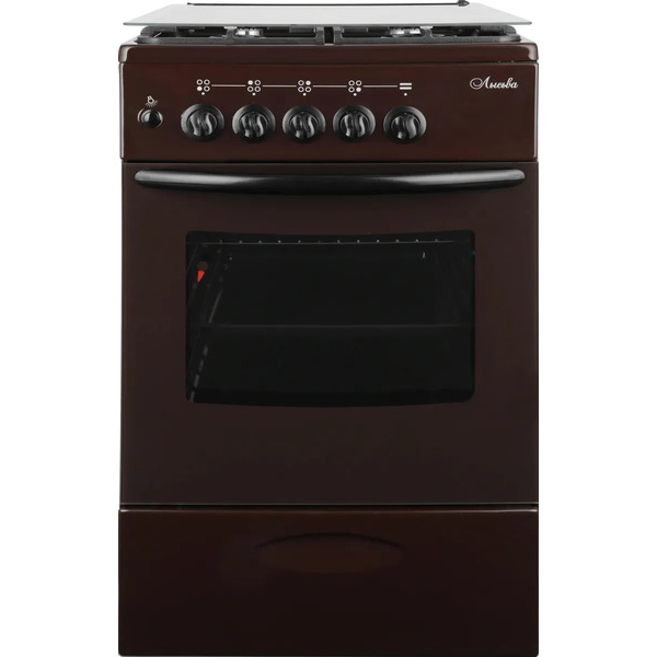 Кухонная плита Лысьва ГП 400 МС-2у (коричневый, стеклянная крышка)