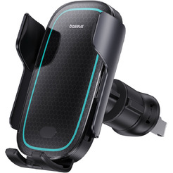 Держатель для смартфона Baseus Milky Way Pro Series Wireless Charging Electric Car Mount Phone Holder 15W C40357000111-00
