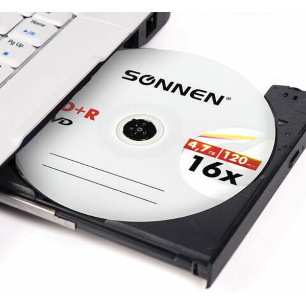 Комплект дисков DVD+R Sonnen 4,7 Gb 16x 25шт (513532)