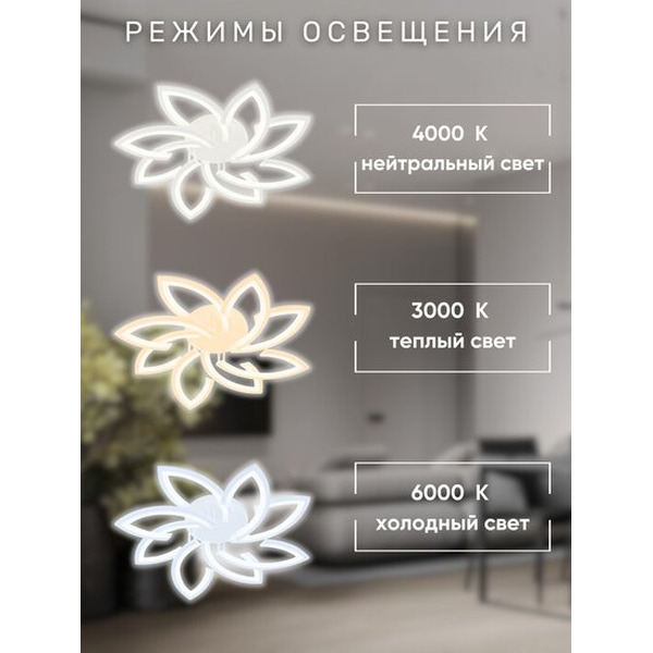 Потолочный светильник Aitin-Pro C9045/4+4 (белый)