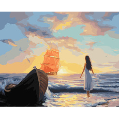 Картина по номерам Белоснежка Алые паруса 093-AB