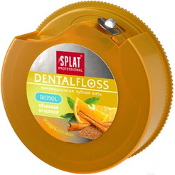 Зубная нить Splat Professional DentalFloss Объемная с ароматом апельсина и корицы, 40м