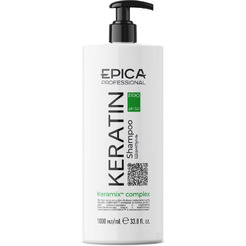 Шампунь для реконструкции и глубокого восстановления волос EPICA Professional Keratin PRO 1000 мл. 91401