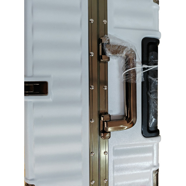 Чемодан DoubleW E087# (S, белый)