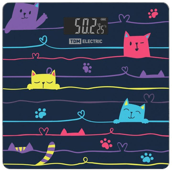 Весы напольные TDM Котики SQ4012-0007