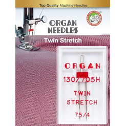 Иглы двойные Organ 1-75/4 супер стрейч Blister