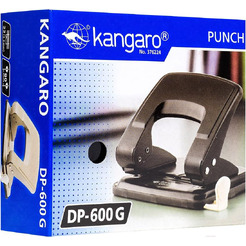 Дырокол Kangaro DP-600G (черный)