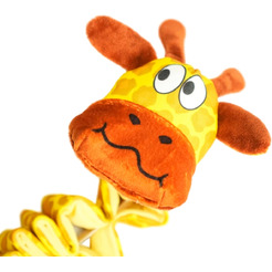 Игрушка для собак Mr. Kranch Жираф MKR543776 (розовый)