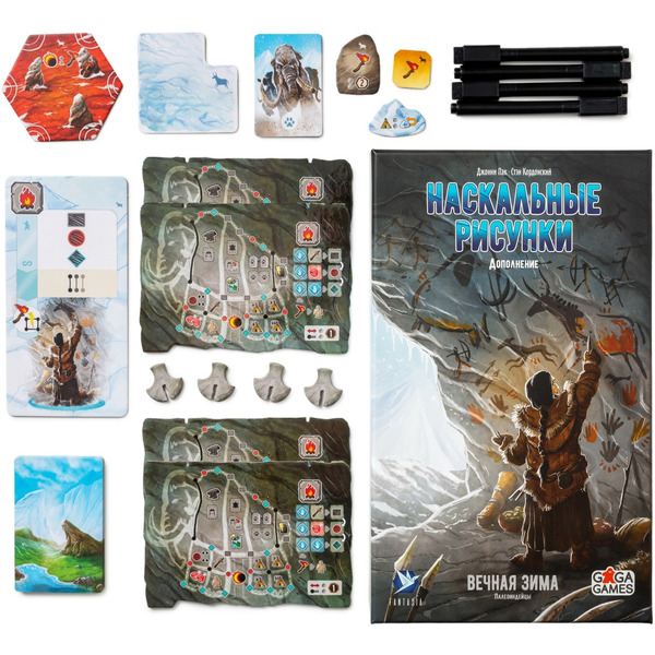 Настольная игра GaGa Games Вечная зима. Наскальные рисунки GG274
