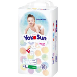 Подгузники-трусики YokoSun L 9-14 кг (44 шт)
