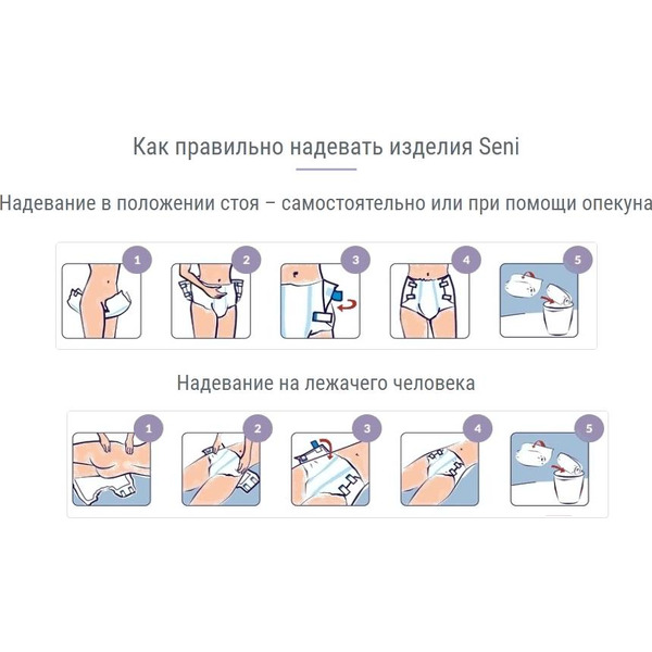 Подгузники для взрослых Seni Super Plus Medium (10шт)