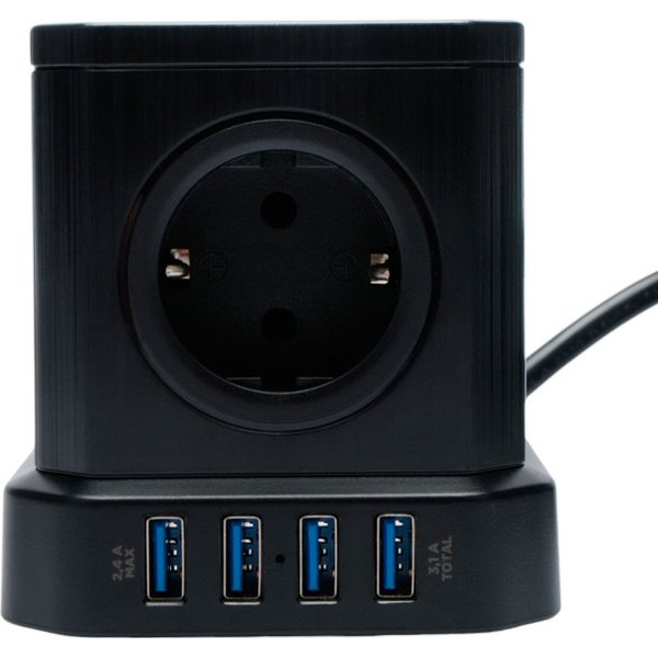 Сетевой фильтр Cablexpert TWR-5-U4-B-3