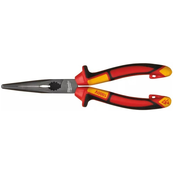 Длинногубцы изолированные изогнутые MILWAUKEE VDE 205 мм 4932464565