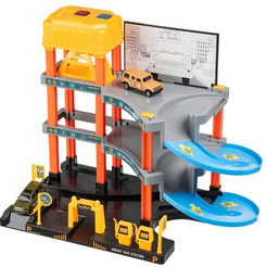 Паркинг 3-уровневый с дорогой и автомобилями Labalu P9488A-1 (желтый) 9270651