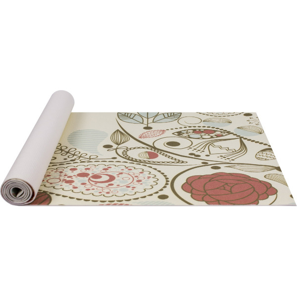 Коврик для йоги Bradex SF 0406 с рисунком ФЛАУЭР