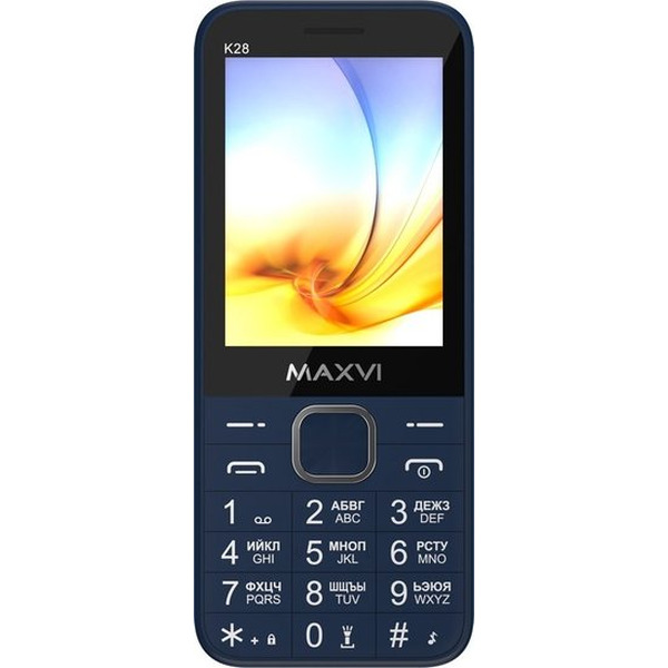 Кнопочный телефон Maxvi K28 (синий)