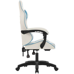 Кресло компьютерное Defender Legas (белый/голубой)
