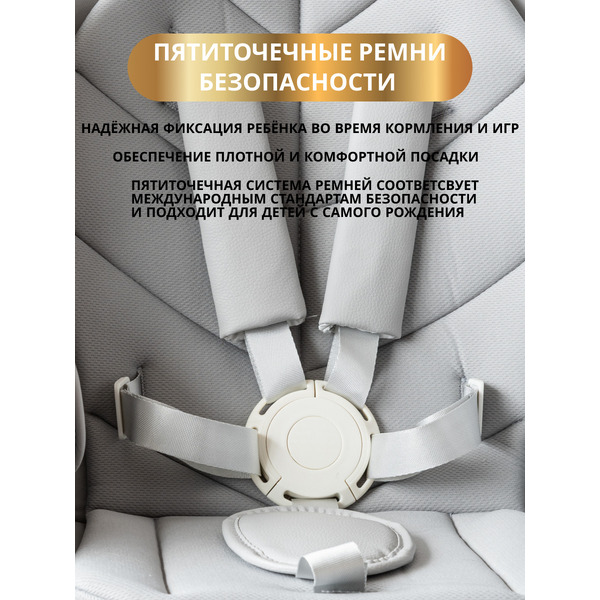 Стульчик для кормления 4в1 VipBaby POLLY STONE
