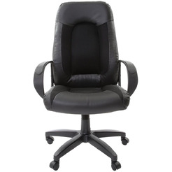 Кресло Brabix Strike EX-525 (кожзам/ткань TW, черный) 531381
