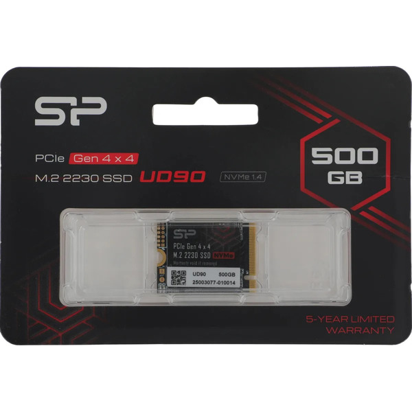 SSD накопитель Silicon Power M-Series UD90 500GB SP500GBP44UD9007