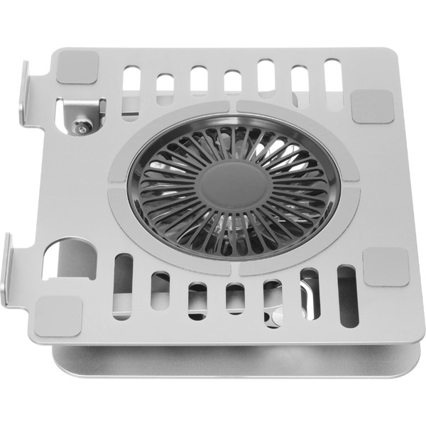 Подставка для ноутбука Digma D-NCP170-1XRGB110-360 (алюминий серый)