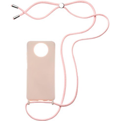 Бампер Bingo Lanyard для Poco X3/Poco X3 Pro (персиковый)