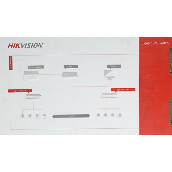 Неуправляемый коммутатор Hikvision DS-3E0526P-E