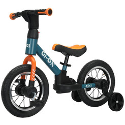 Беговел-велосипед Bubago GI-ON BG111-1 (графит/оранжевый)