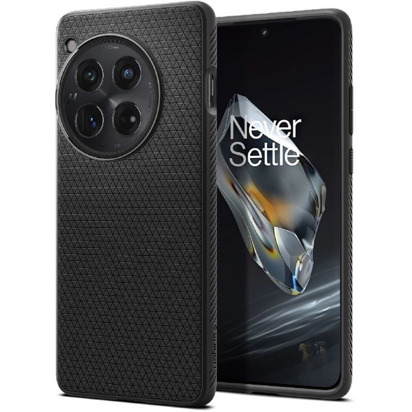Чехол для телефона Spigen Liquid Air для Oneplus 12 ACS07375 (черный)