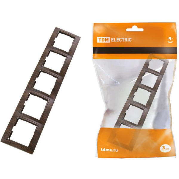 Рамка TDM Electric Таймыр ЭКО SQ1814-0332 (бук)